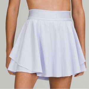 NWT Lululemon Court Rival HR Skirt *Long Pastel Blue PSLB Size : 4